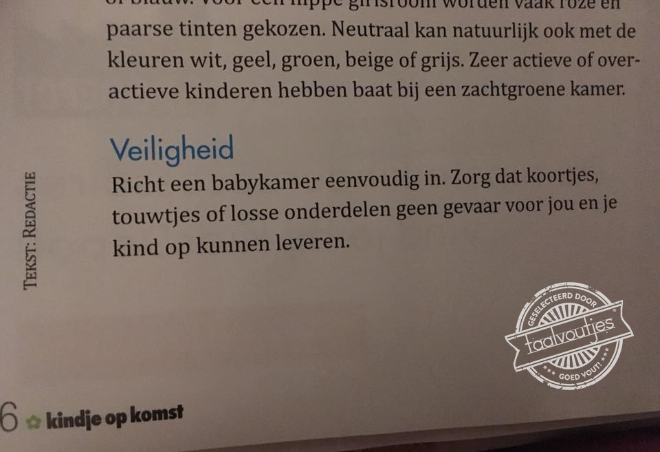 Pas vooral op als de Urker Mannen langskomen.