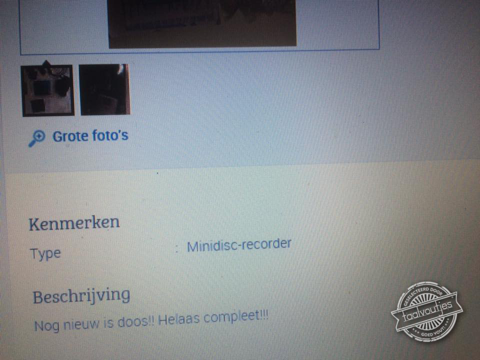 Ik wil liever dat ene stukje niet