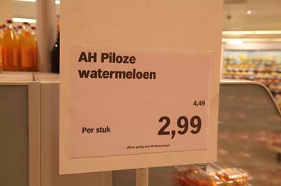 Eindelijk fruit waar geen wiskunde op losgelaten is!