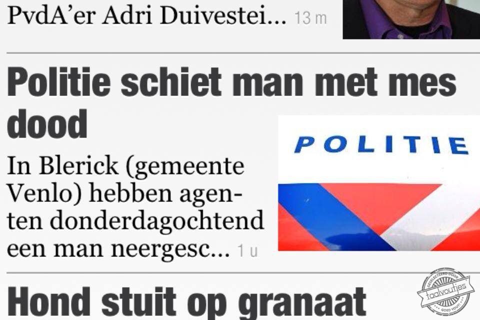 Kogels zijn ook zo 2012.