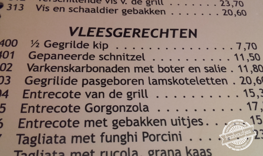 Over die extra 'i' zullen we niet mekkeren.