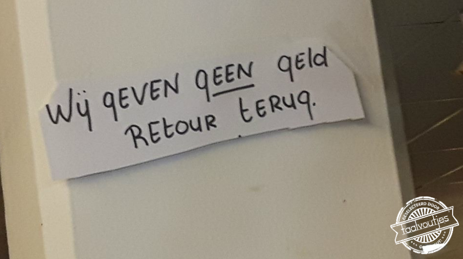 Krijg ik dan een cadeau-tegoedkaart terug retour?