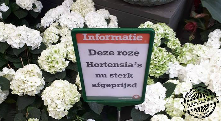 Het is wel duidelijk waarom.