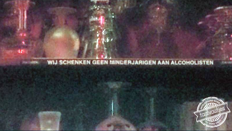 Begrijpelijk, één verslaving is voldoende.