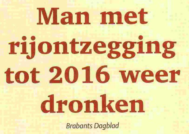 Die zal wel aardig wat drank opgeslagen hebben