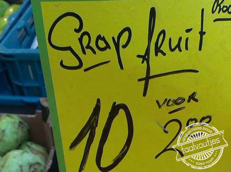 Liever grapfruit dan een zuurpruim.