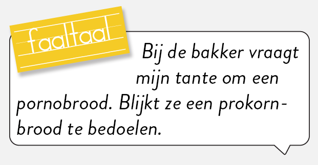 Dat is andere koek, ehh, brood.