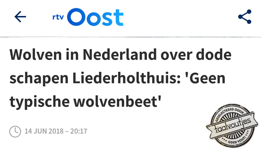 Altijd goed om de experts aan het woord te laten.