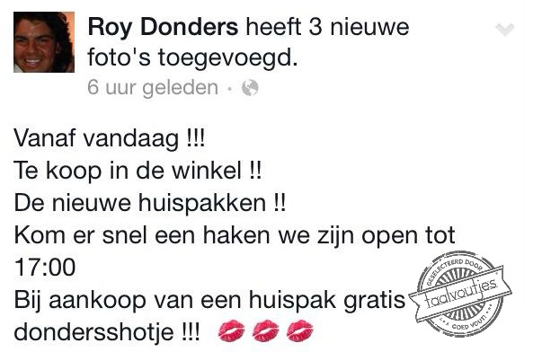 Ik ben meer van het breien.