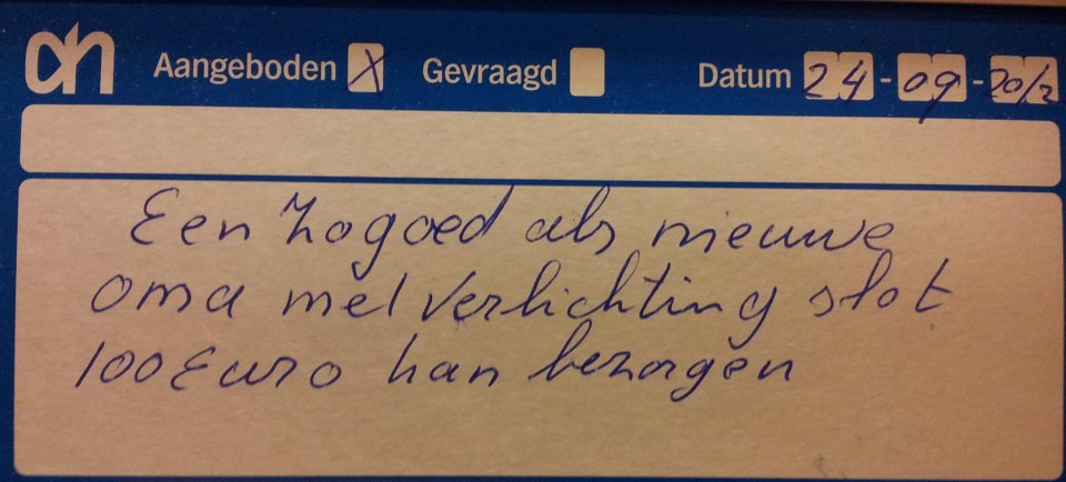 Ik wil geen oma met slijtsporen, hoor!