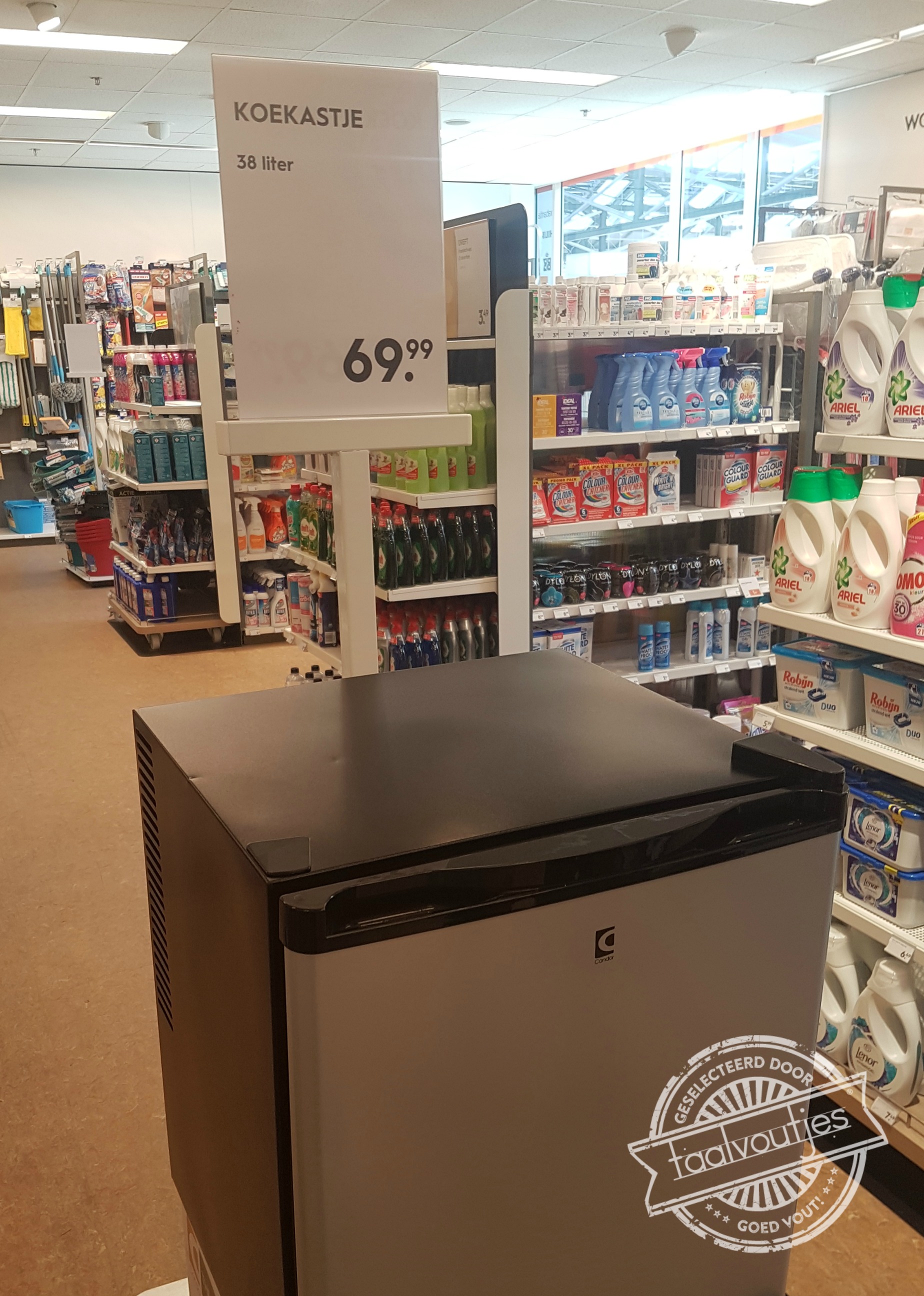 Altijd verse melk bij de hand.