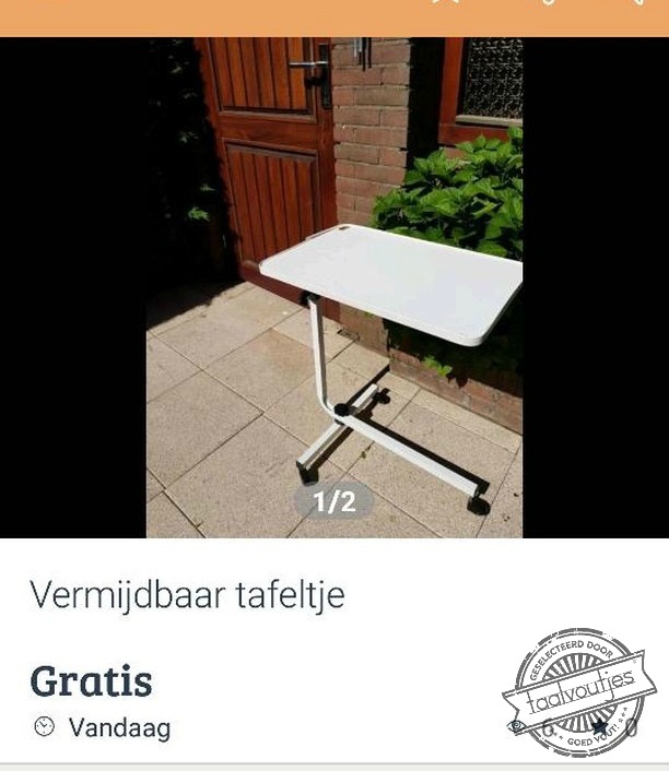 Daar stoot je je in ieder geval niet aan.