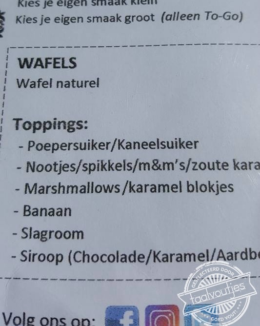 Is dat dan wit of bruin?