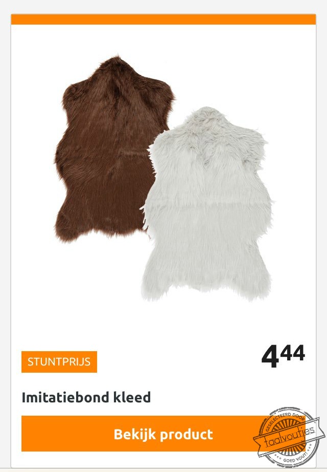 De naam is Bond. Imitatie Bond.