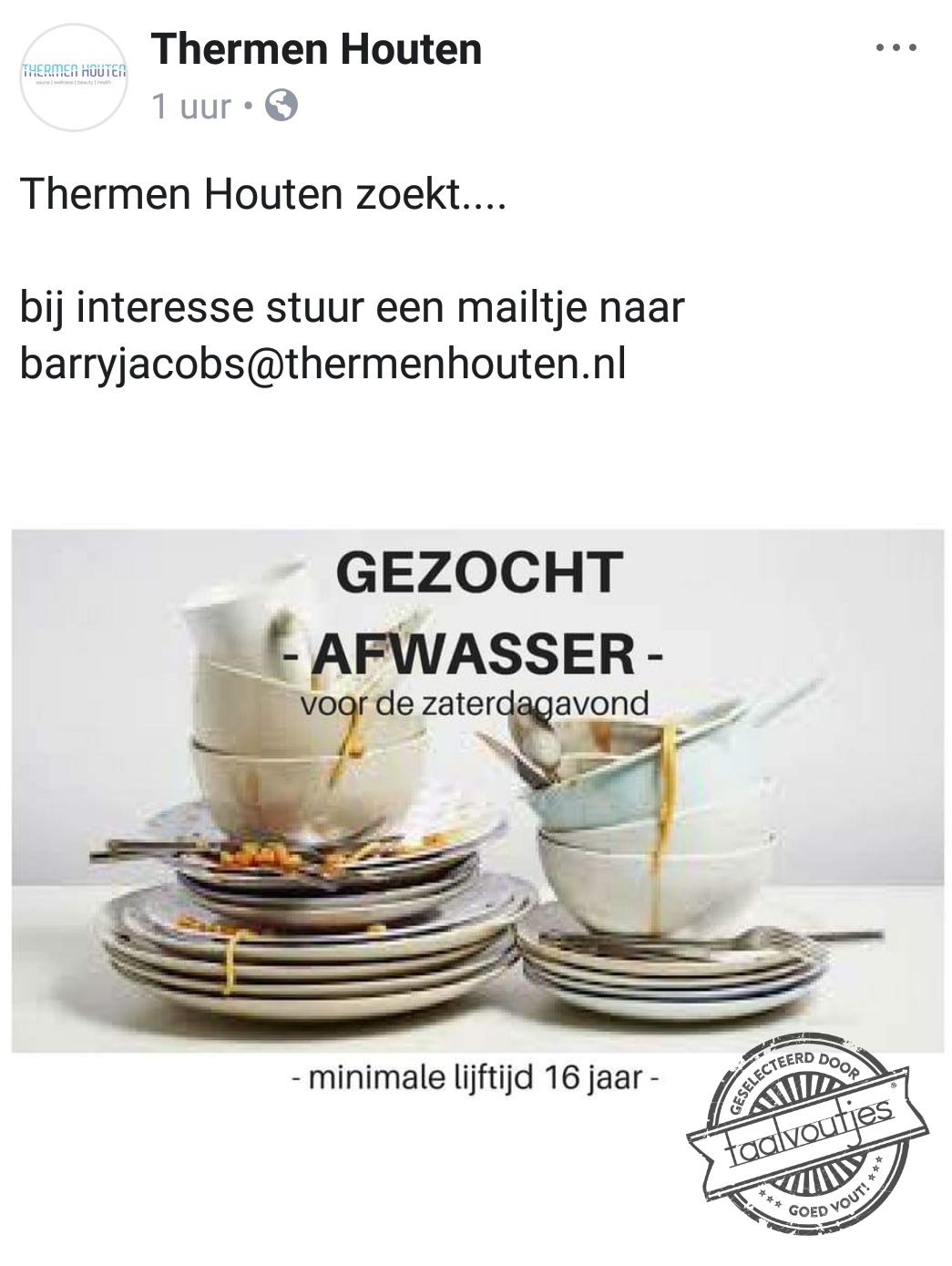 Geestelijk minimaal 18 jaar