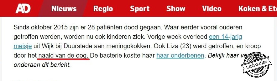 Ik ben geloof ik de draad kwijt ...