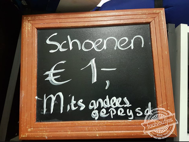 Als je gulden een daalder waard is, betaal je 1 euro!