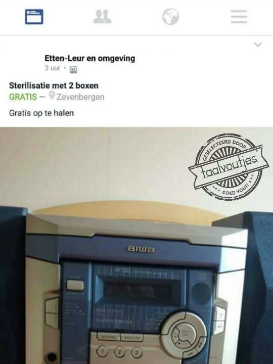 Heb dan toch liever een verdoving.