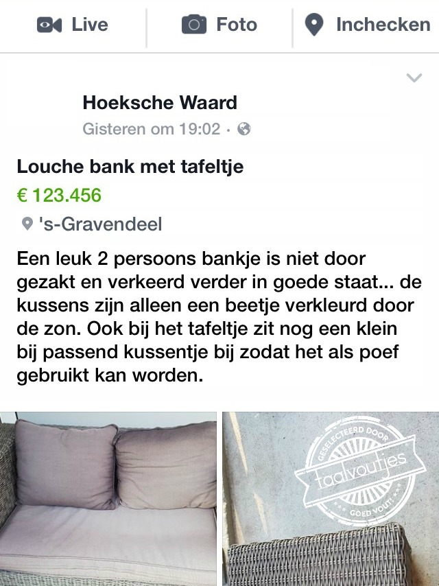 Klinkt niet heel betrouwbaar ...