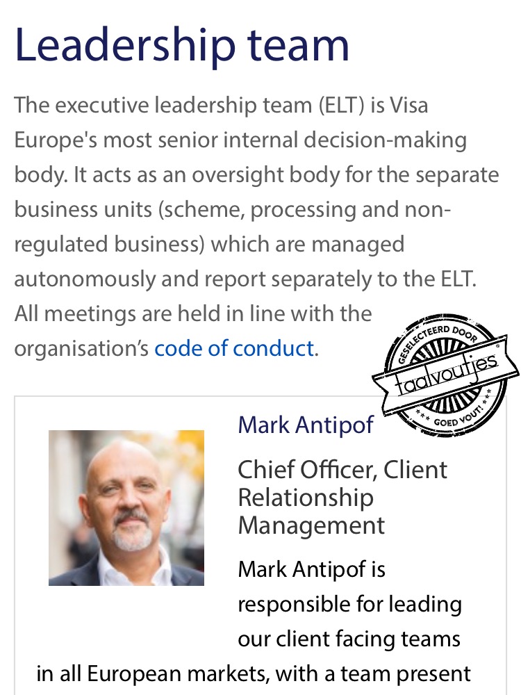 Hij heeft afgelopen jaren veel krediet opgebouwd.