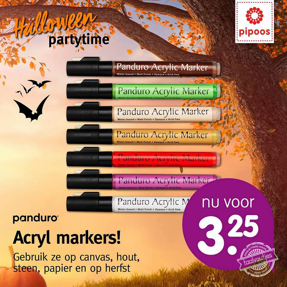 Vandaar die seizoenskleuren!