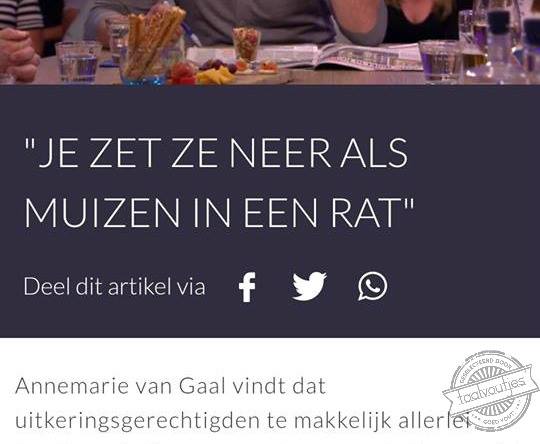 Vanavond eten we gevuld ongedierte.