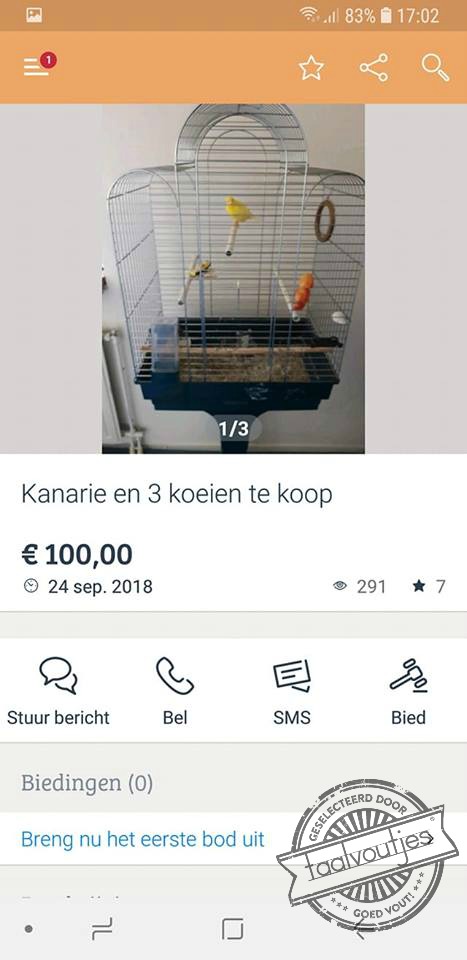 Zitten die ook in dat kooitje?
