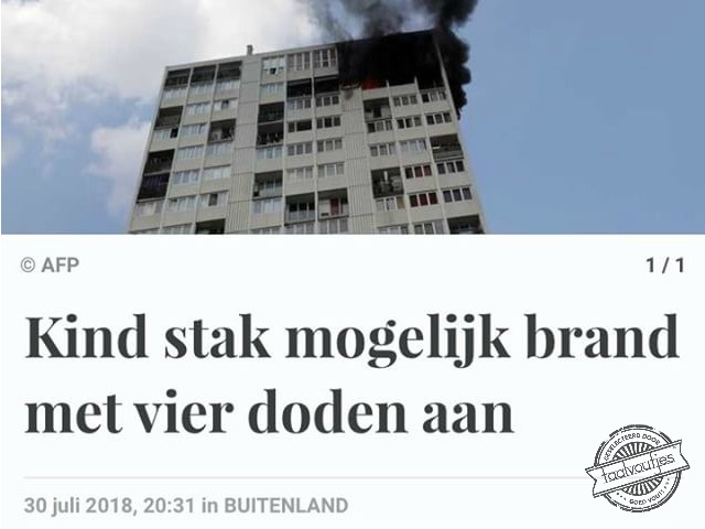 Personen met licht ontvlambaar karakter?