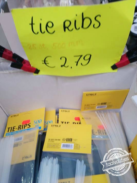 Zit wel wat weinig vlees aan.