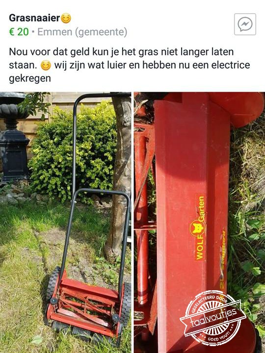 Voor wie altijd een groentje wil blijven.