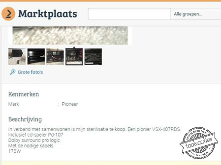 Opbrengst is voor de babyuitzet.