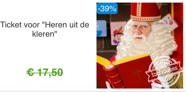 Trek je beste tabberd uit.