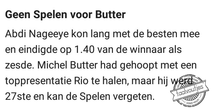 Aan zijn powerpointkennis zal het niet liggen.