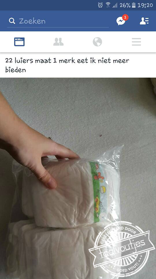 Pampers past beter in mijn dieet.