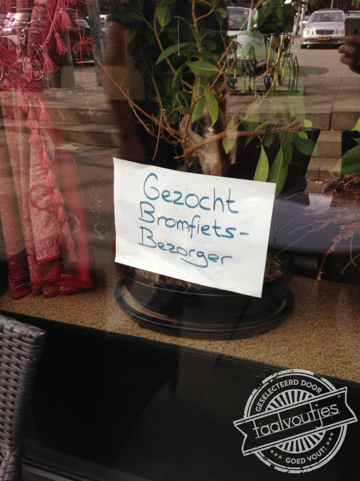 Moet hij dan terug lopen?