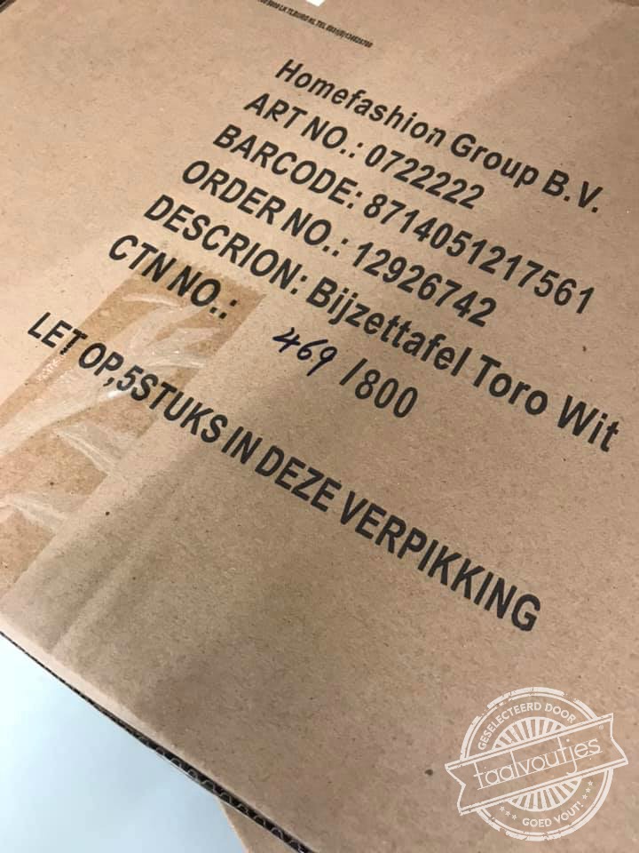 Zoveel gaten heb ik niet.