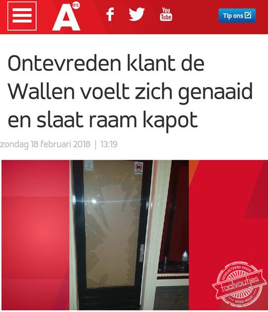 Die kwam als verrassing.