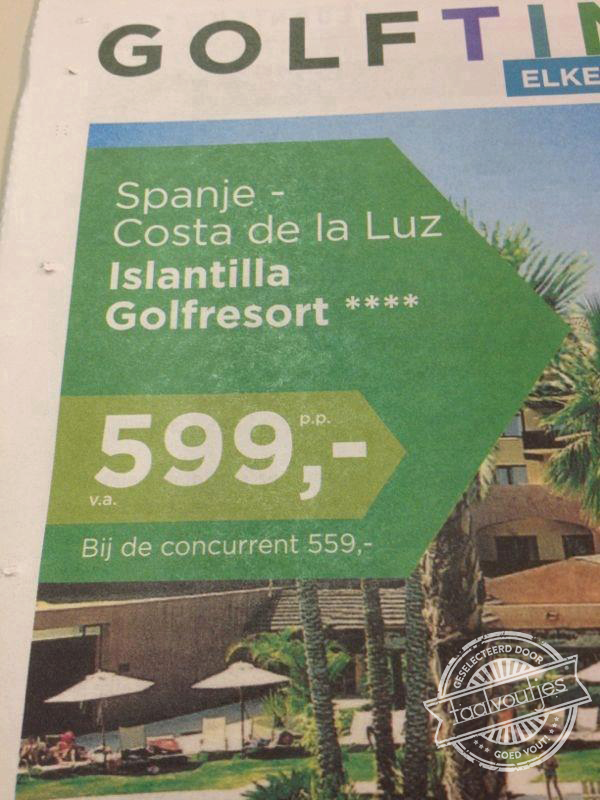 Dan gaan wij toch liever naar de concurrent.