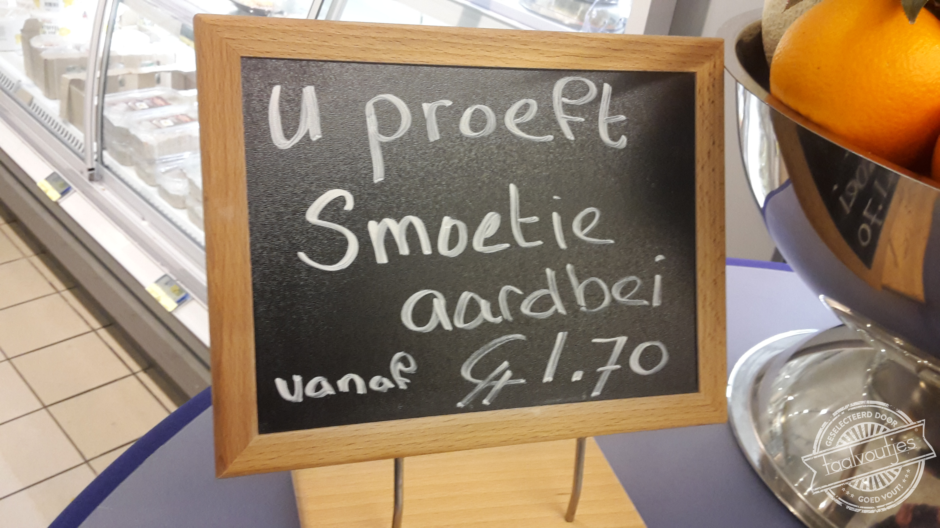 Lekker in je snoetie.