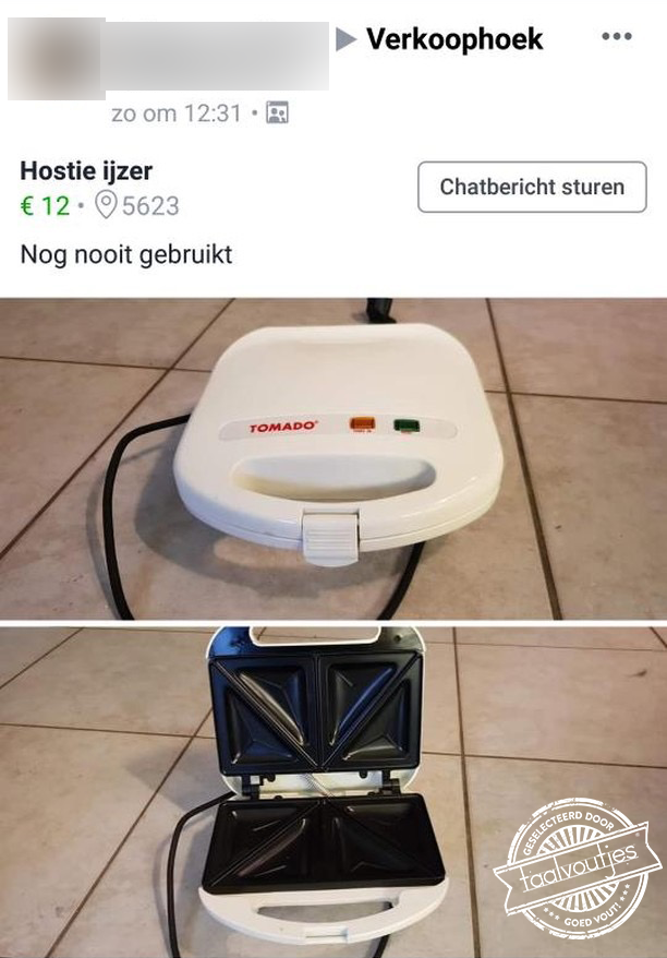 Als je na de mis nog honger hebt.