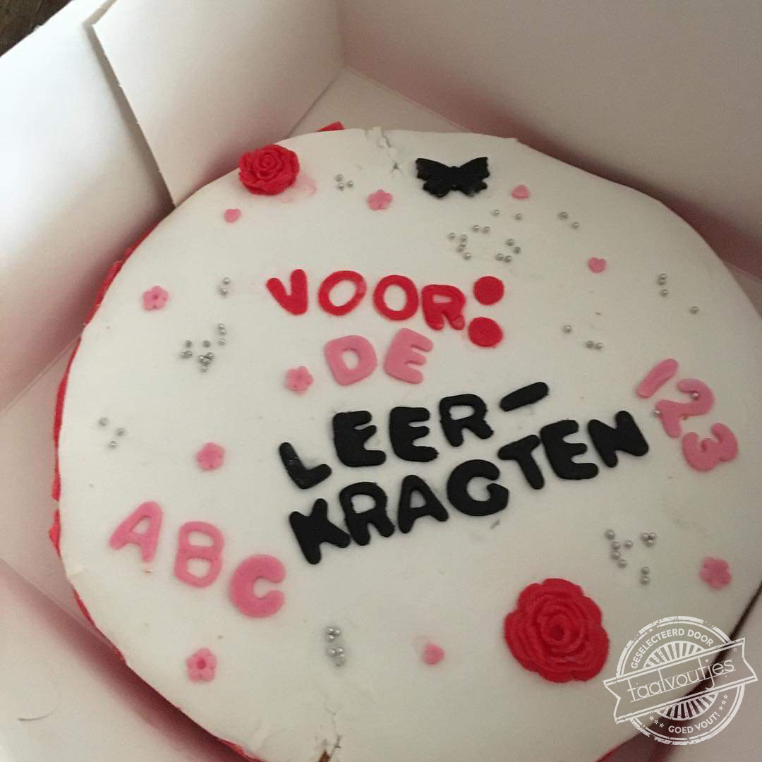 Minder taart, meer les!