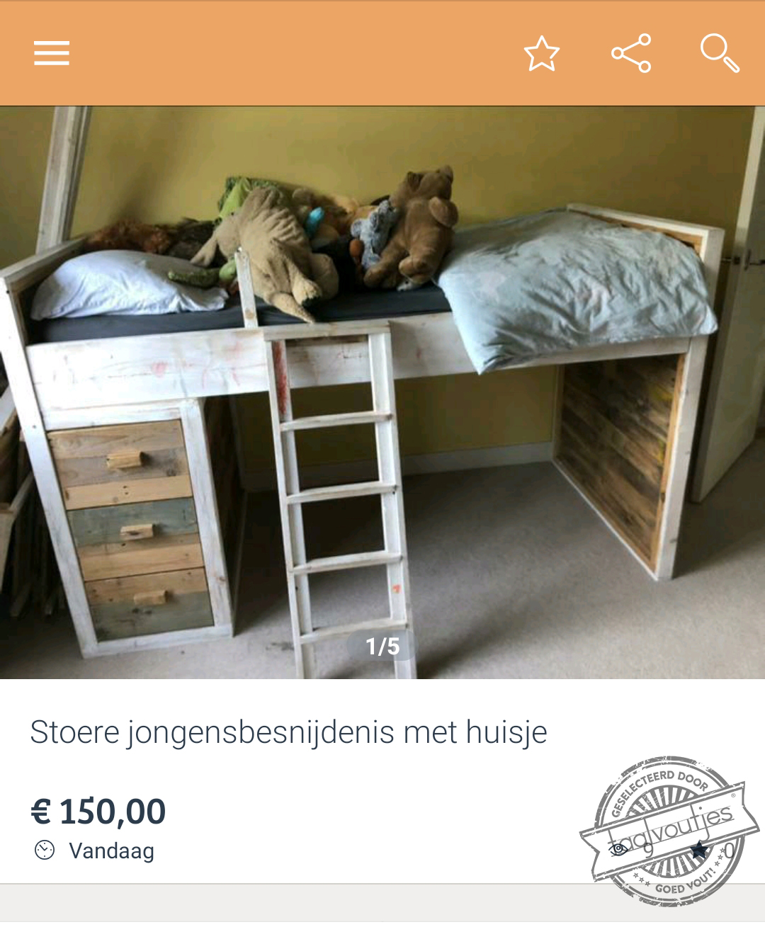 Lekker plekje om je terug te trekken.