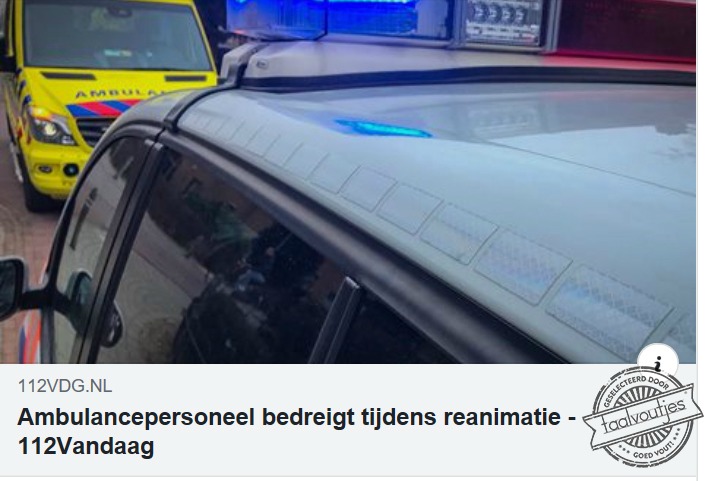 "Als je nu niet wakker wordt, dan ...!"