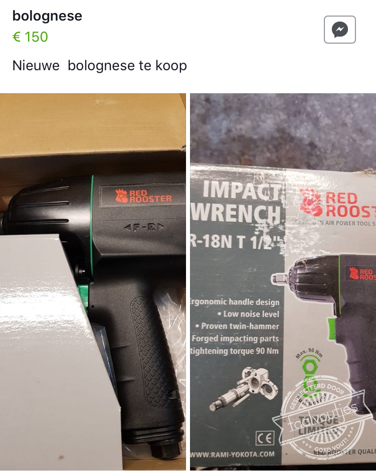 Voor versgedraaide spaghetti.