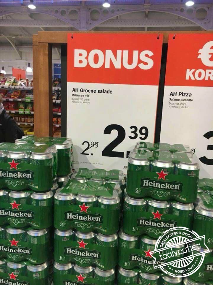 Groenvoer voor de zaterdag.