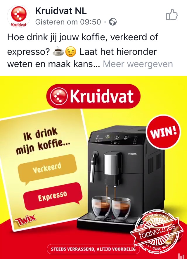 Dat schreven ze vast expres zo.