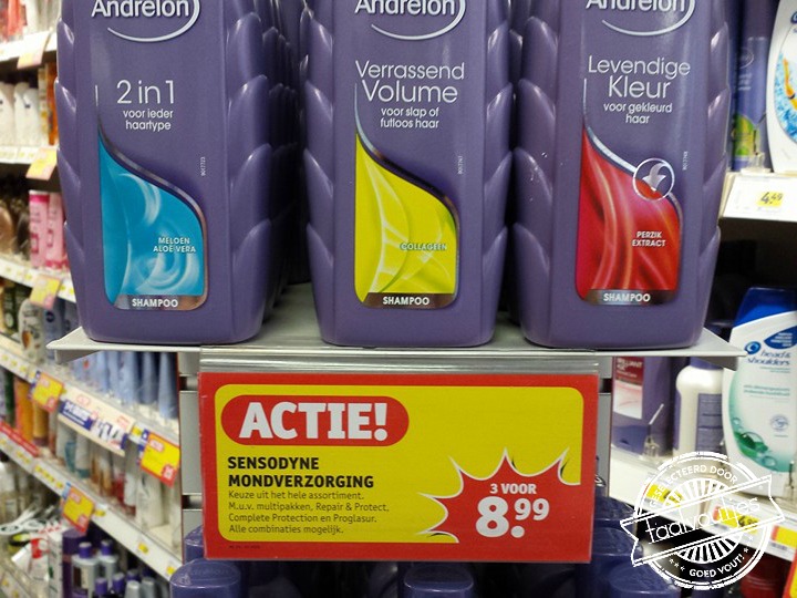 Voor het haar op je tanden.