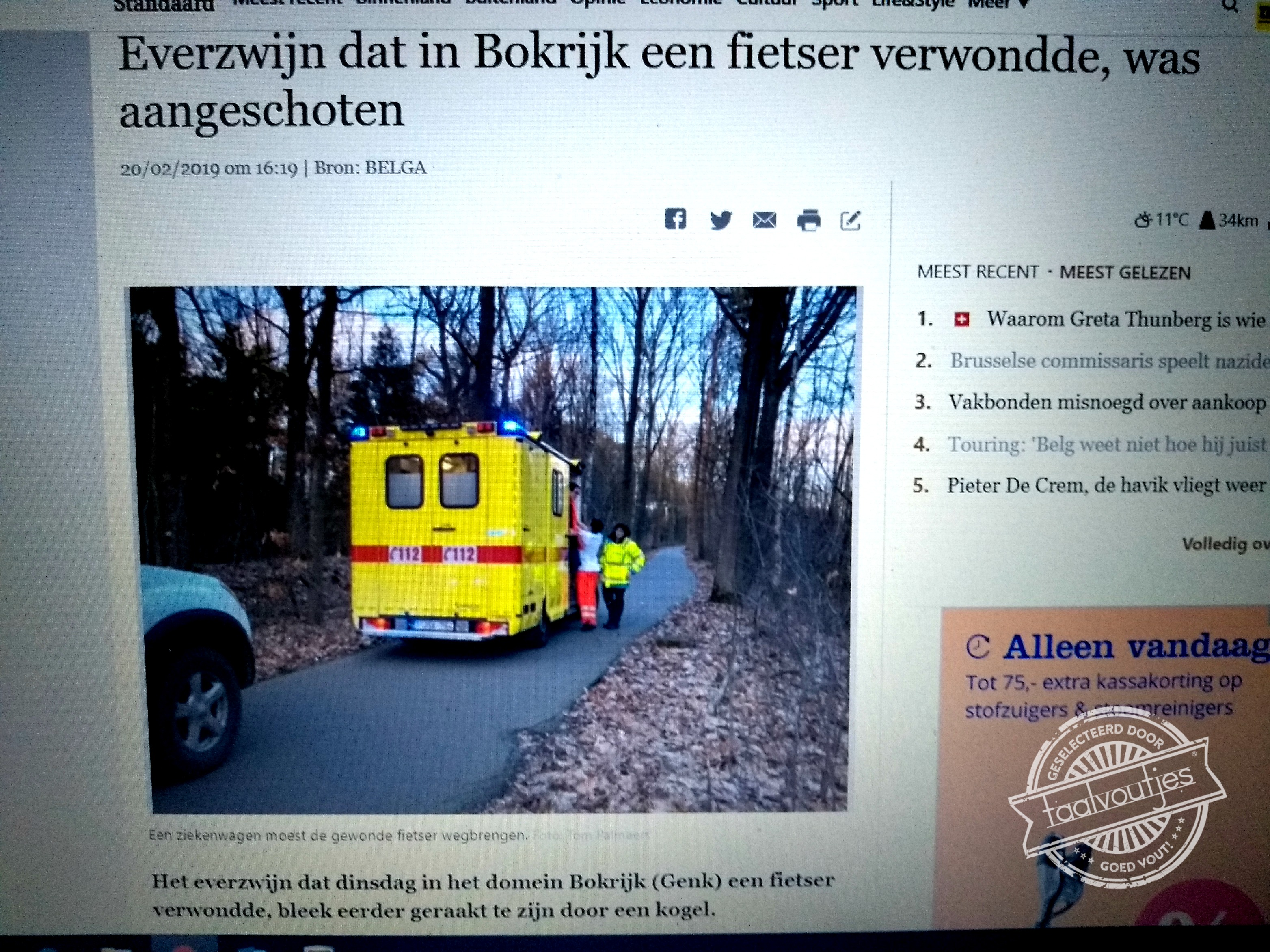 Het feestvarken had zeker de bloemetjes buiten gezet.