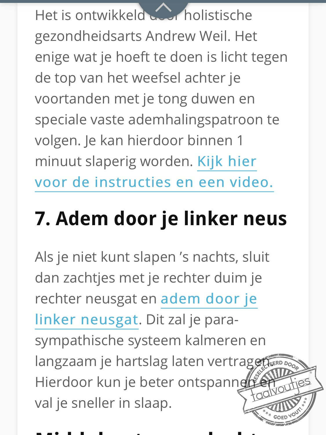 Ja, want m'n rechter zit verstopt.