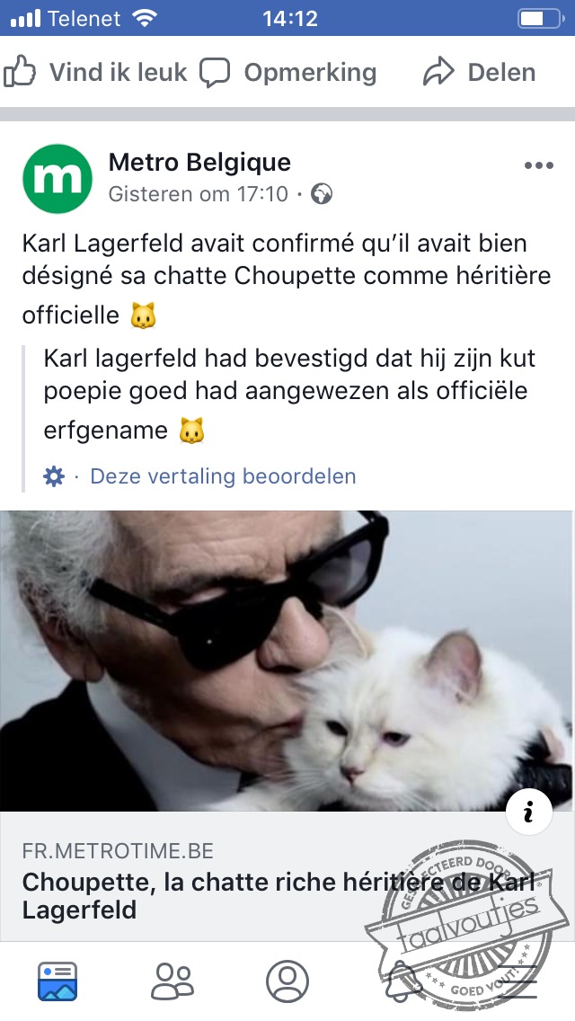 Het was ook echt een drolletje.